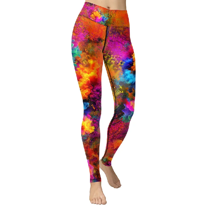 Bootcut women leggings for a unique and flattering silhouetteHoli Yoga Leggings