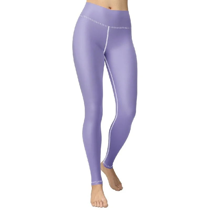 Bootcut women leggings for a unique and flattering silhouetteLavender Purple Yoga Leggings