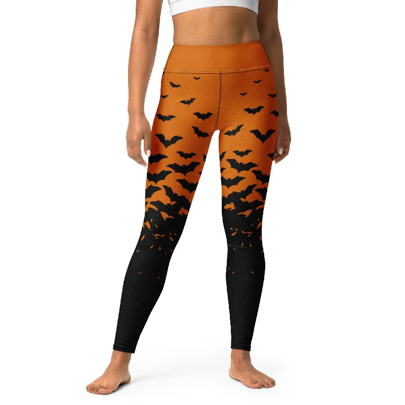 Ripped women leggings for a trendy and rebellious fashion statementMidnight Flight Yoga Leggings