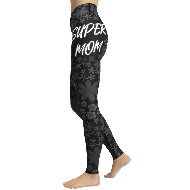 Belted women leggings for a defined waist and added styleSupermom Yoga Leggings