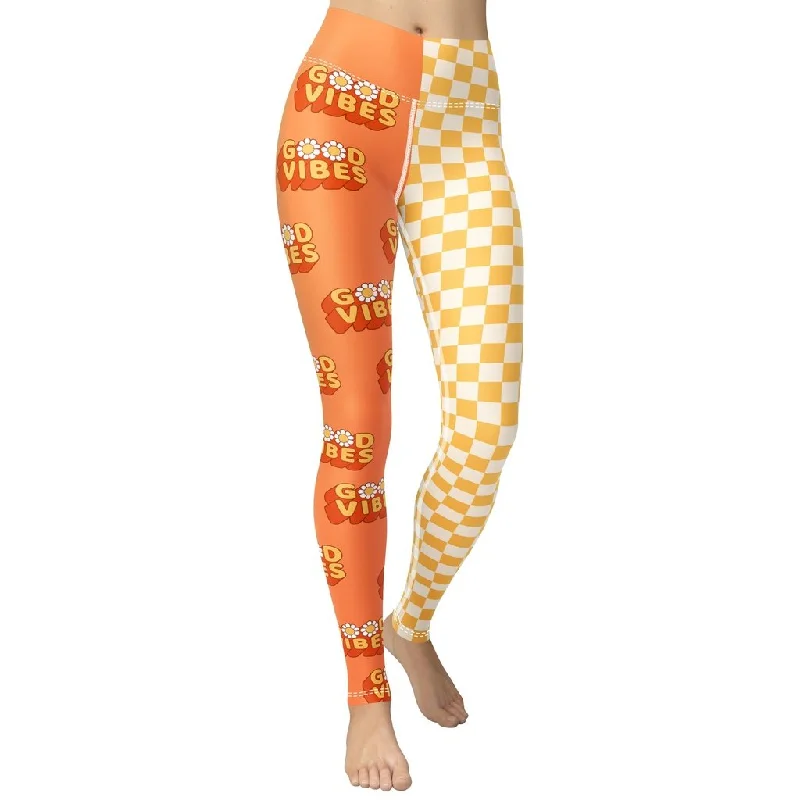 Ripped women leggings for a trendy and rebellious fashion statementTwo Patterned Hippie Yoga Leggings