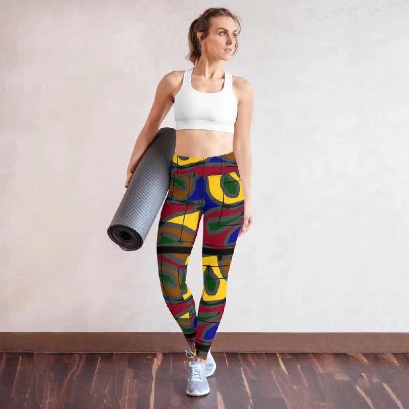 Bootcut women leggings for a unique and flattering silhouetteYoga Leggings....designed by c. acid