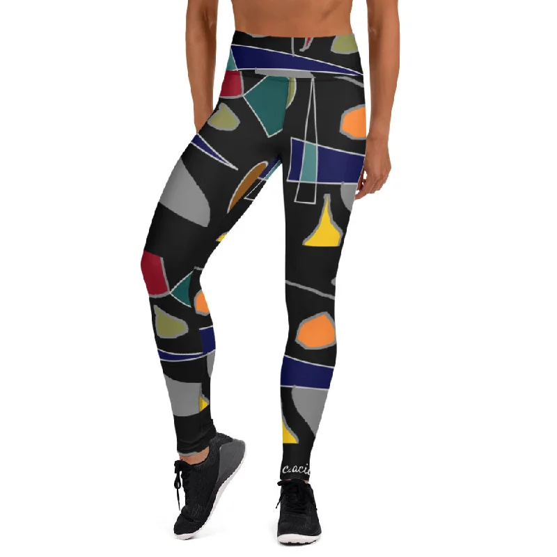 Neon - colored women leggings to stand out in workoutsYoga Leggings....designed by c. acid